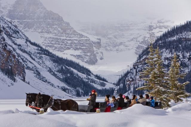 batch_游客在艾伯塔班夫国家公园的露易丝湖上乘坐马拉雪橇 Photo by Banff & Lake Louise Tourism.jpg