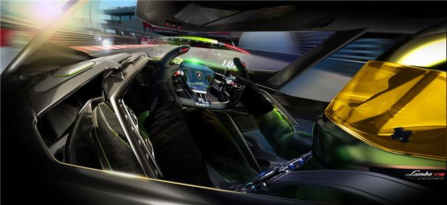 11 - 兰博基尼Lambo V12 Vision GT概念车 - 内饰.jpg