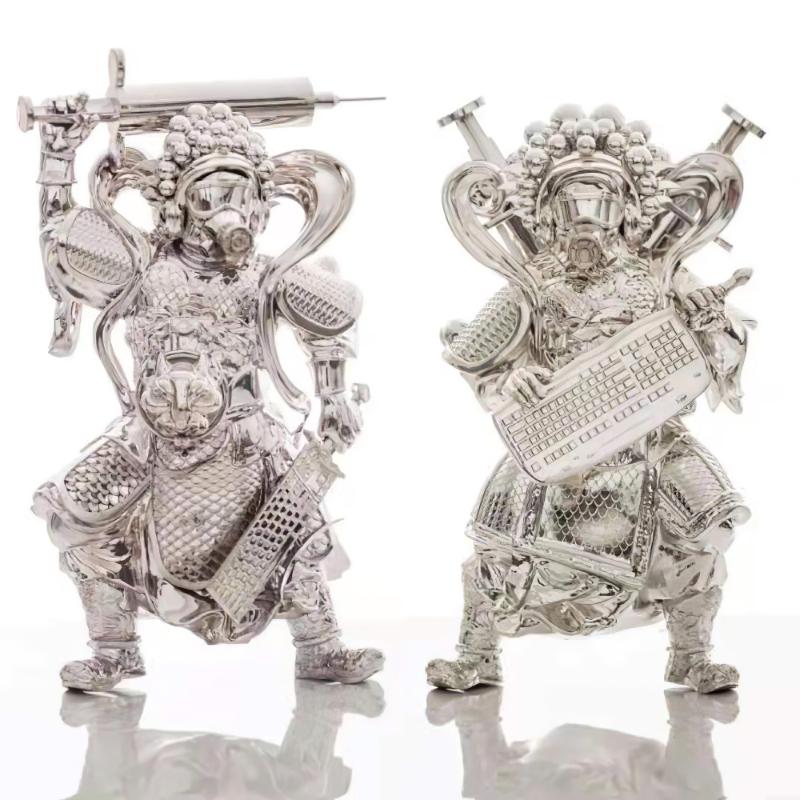 JEN北京新国贸饭店-世界是银色的展览活动照片-宿志鹏 《键盘江湖之门神》.jpg